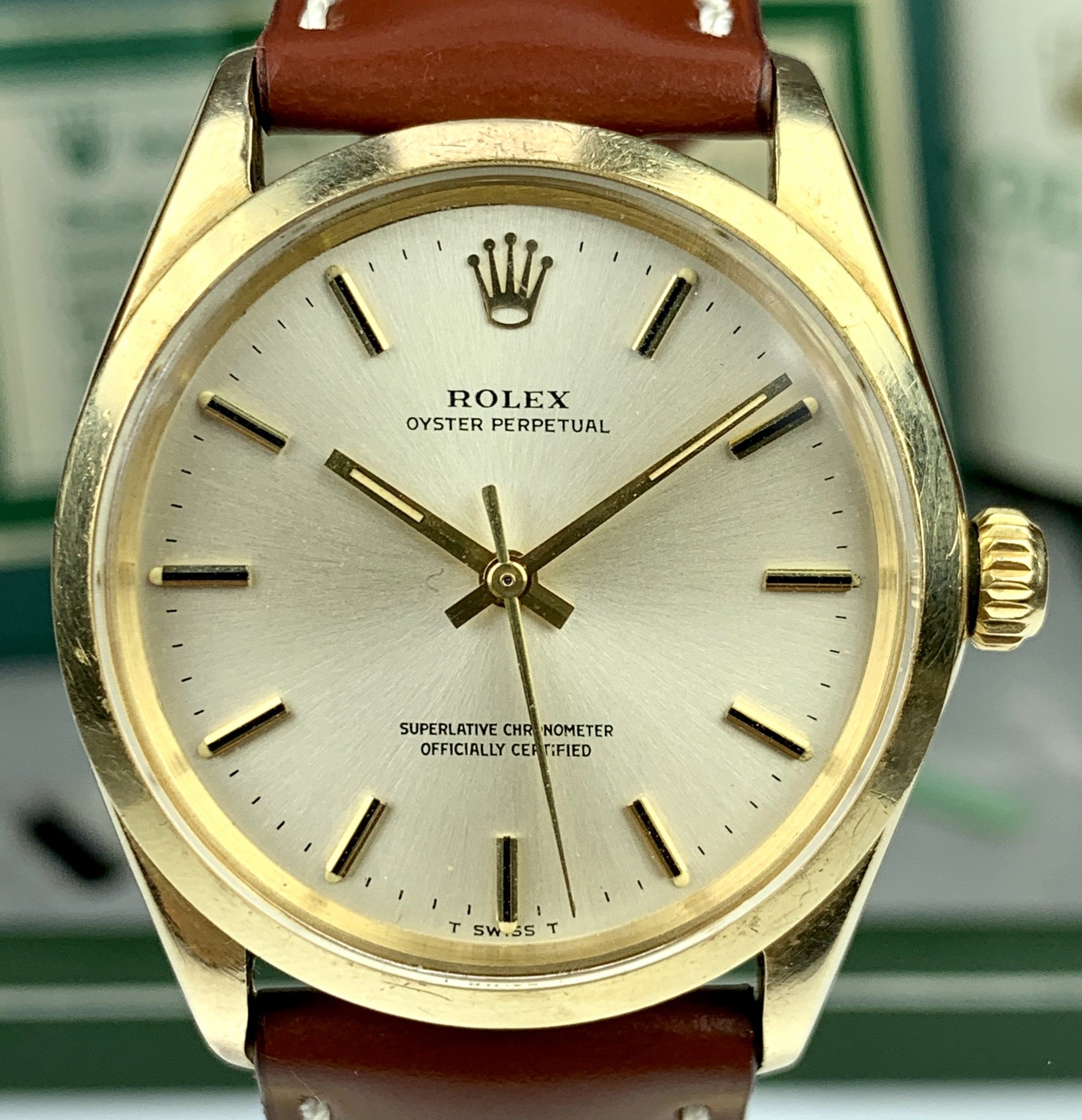 1966 Rolex Oyster Perpetual 1002 CocaCola 25yrs Reward Watch with Box and Papers