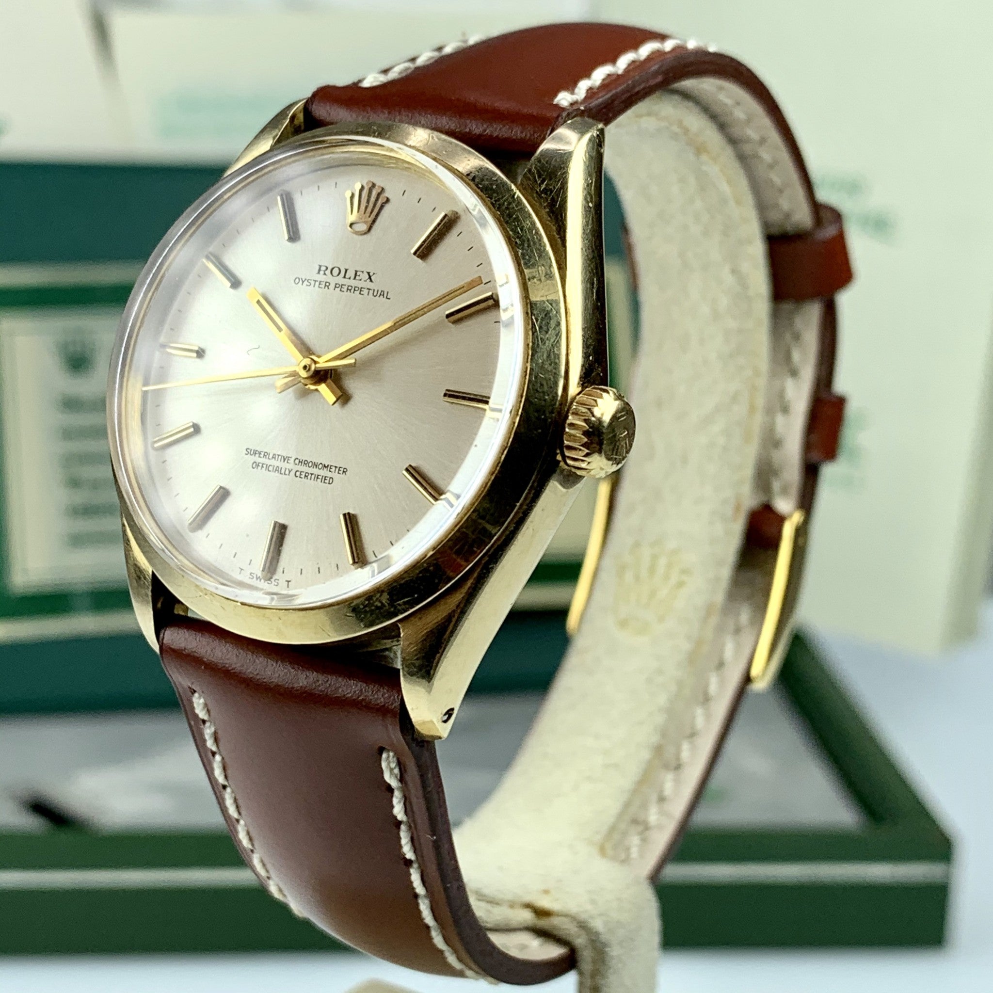 1966 Rolex Oyster Perpetual 1002 CocaCola 25yrs Reward Watch with Box and Papers