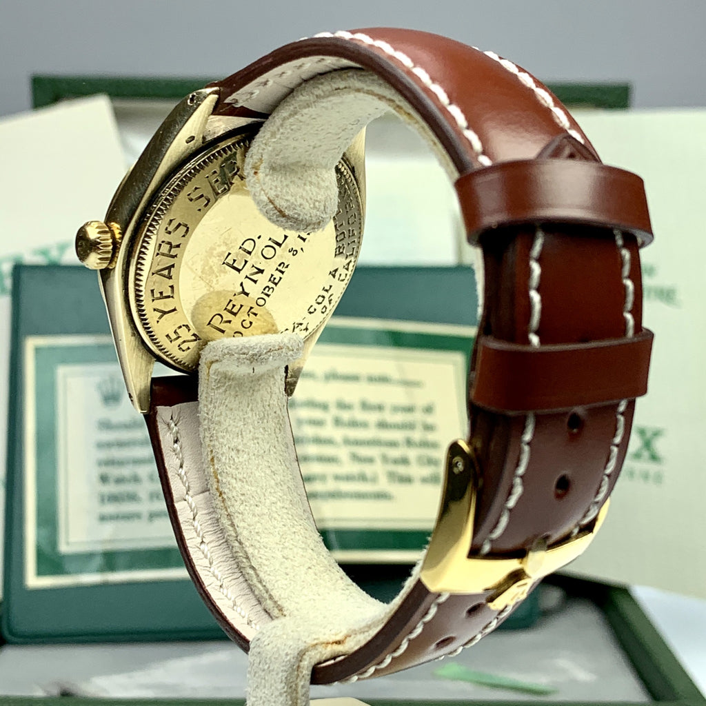 1966 Rolex Oyster Perpetual 1002 CocaCola 25yrs Reward Watch with Box and Papers
