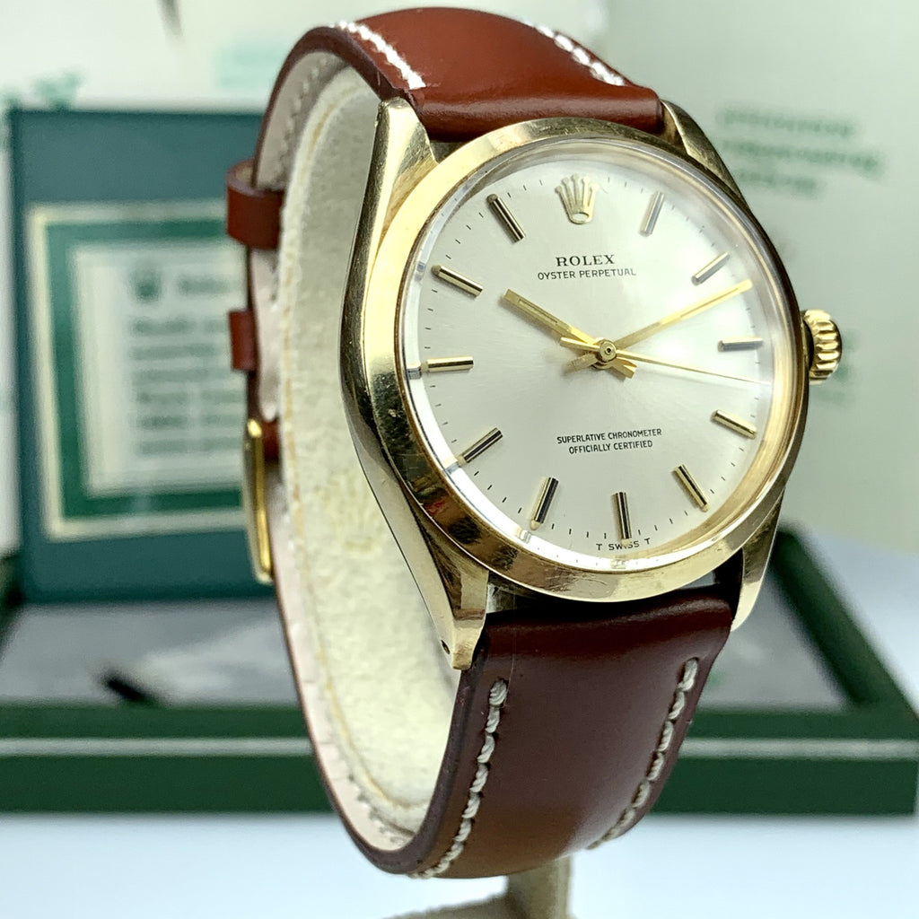 1966 Rolex Oyster Perpetual 1002 CocaCola 25yrs Reward Watch with Box and Papers