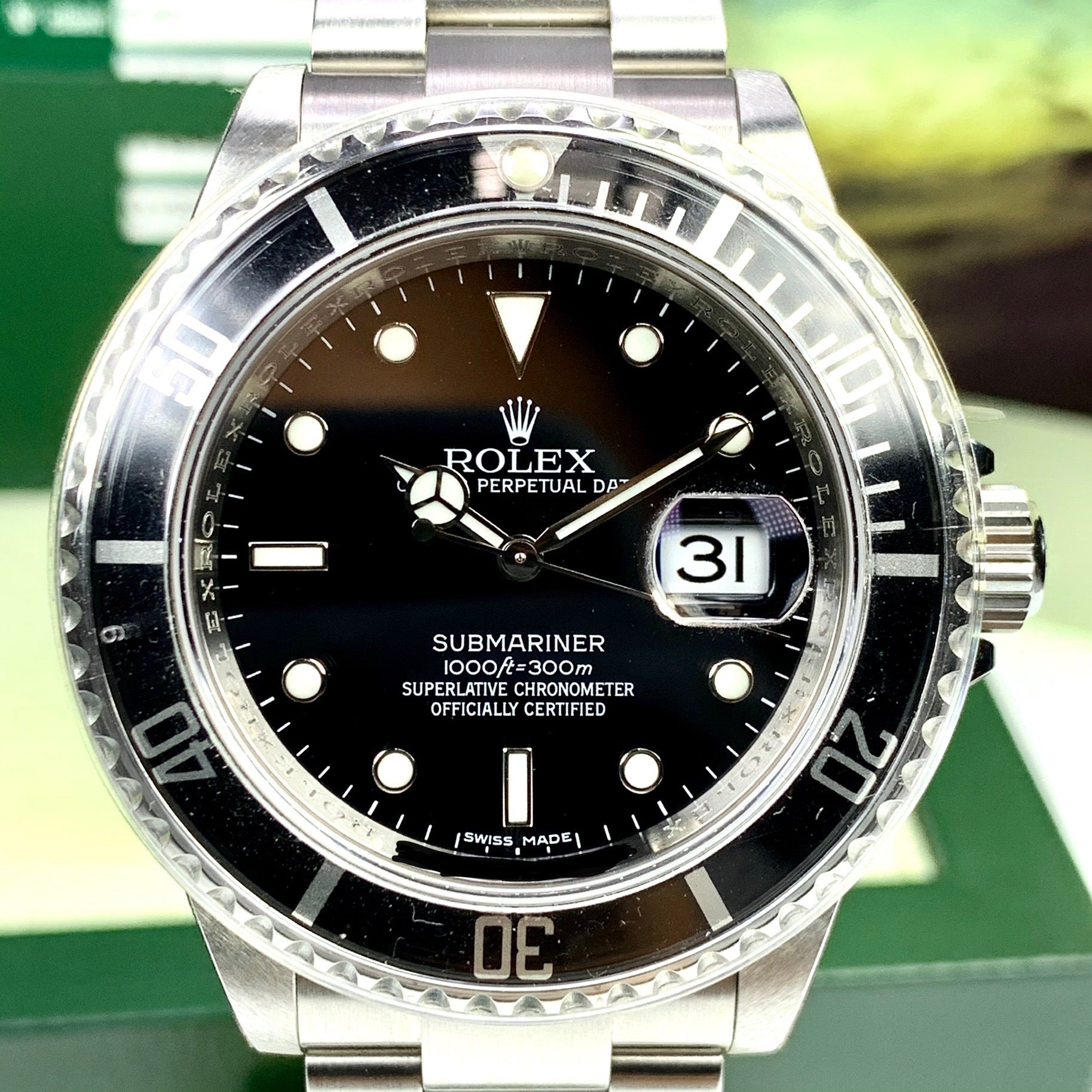 2011 NOS Rolex Submariner 16610 Last generation Box & Card
