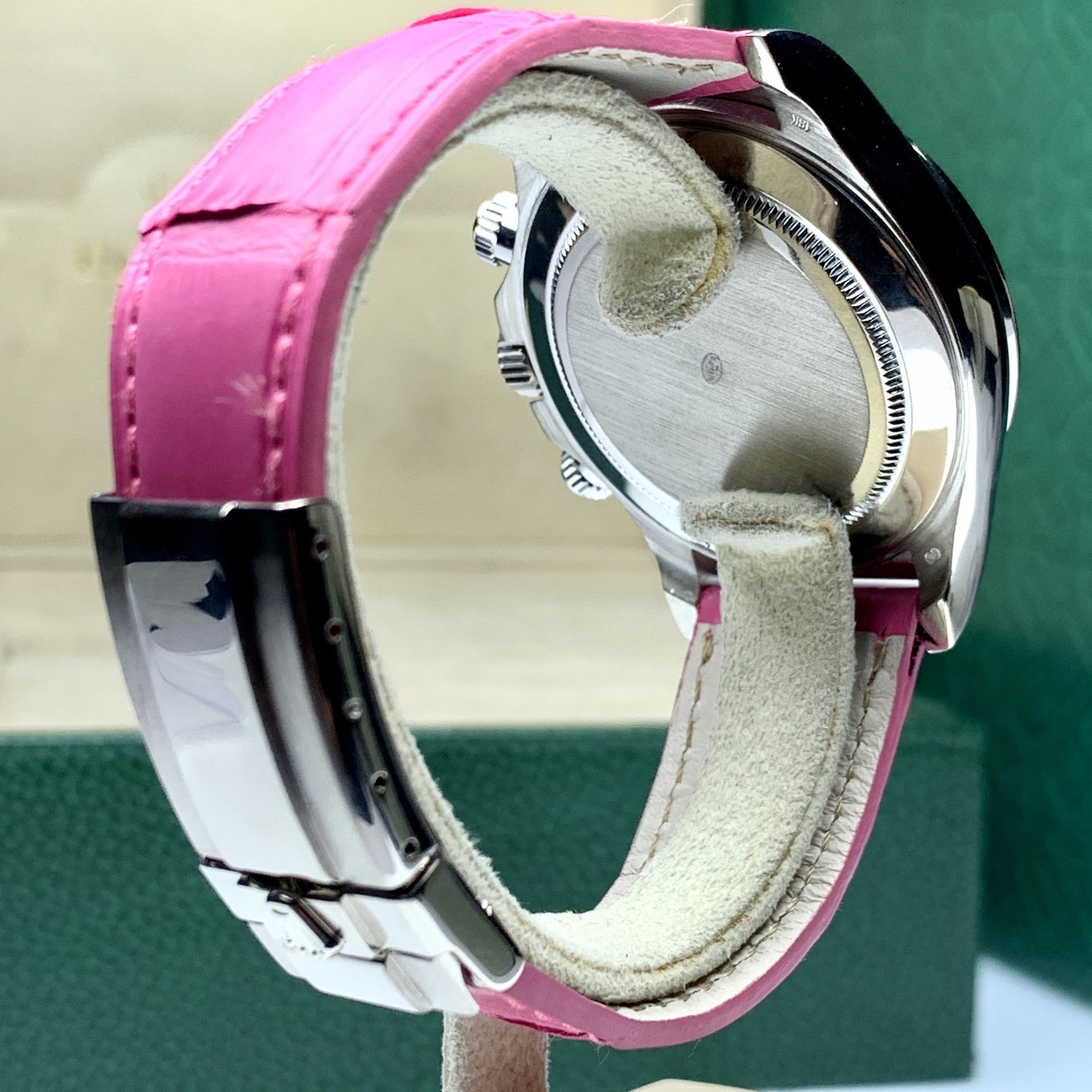 2001 Rolex Daytona 116519 Pink Beach White Gold