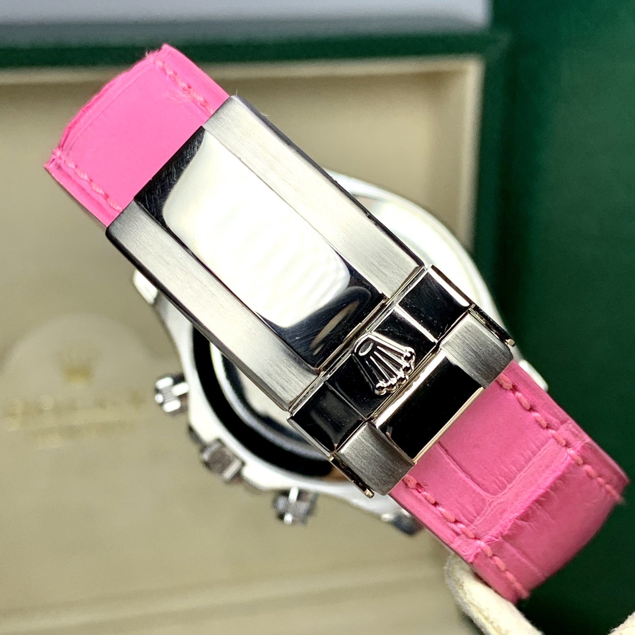 2001 Rolex Daytona 116519 Pink Beach White Gold
