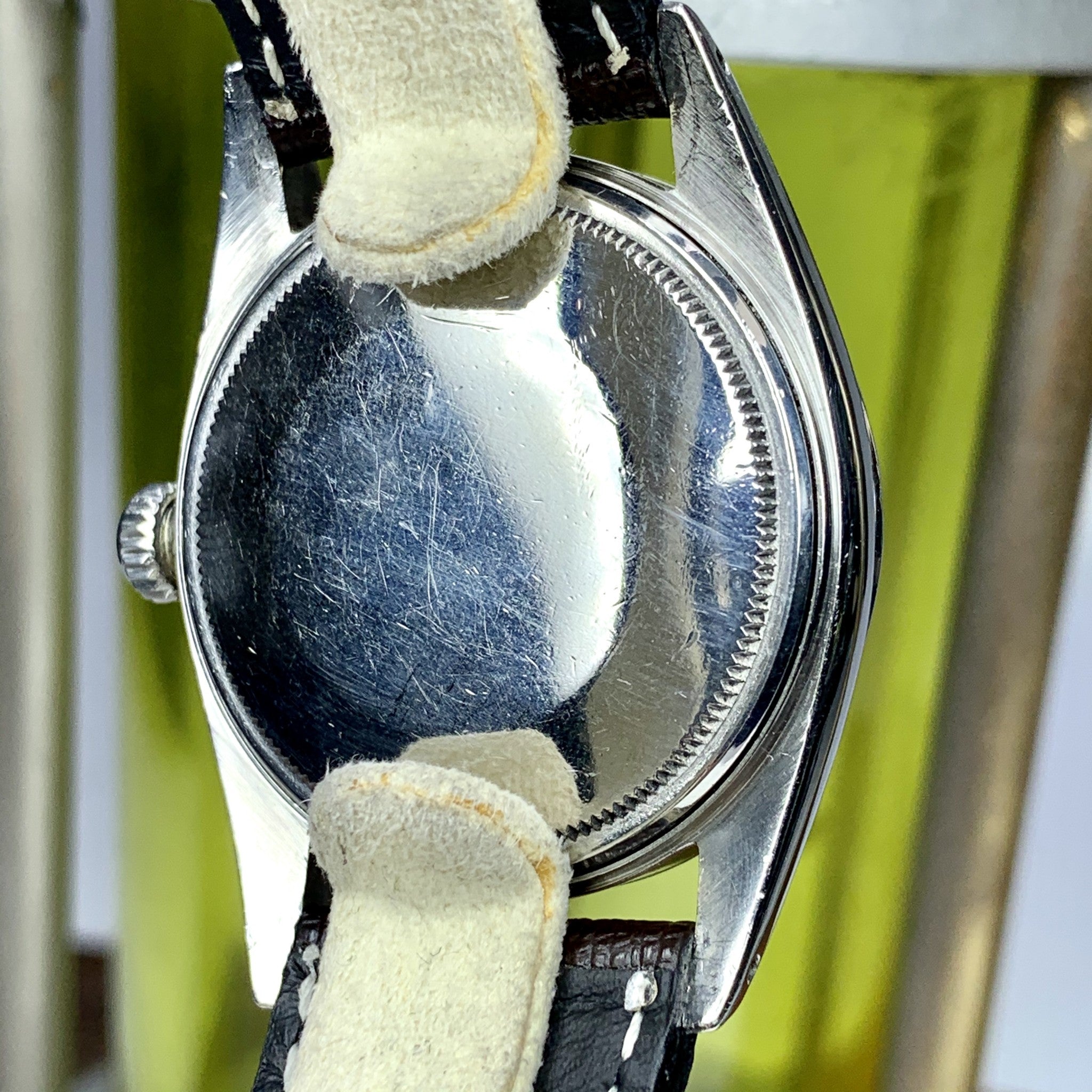 1960 Vintage Rolex Datejust 1603 Radium Dial & Bamboo Bezel
