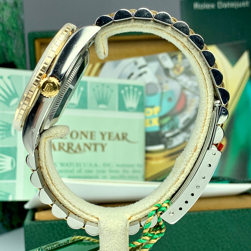 2002 NOS Rolex “Thunderbird” Datejust Nissan Reward 16263 Two Tone Full Set Box and Papers