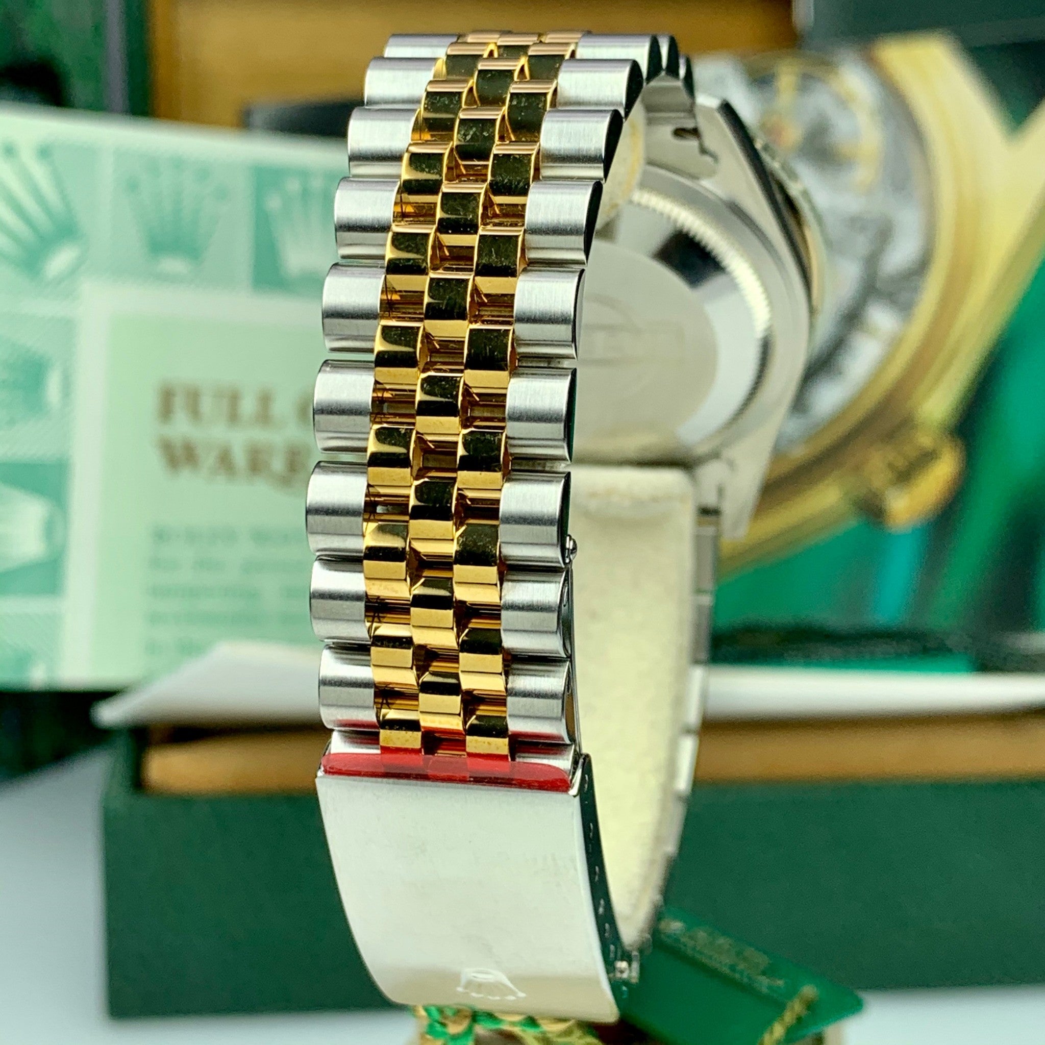 2002 NOS Rolex “Thunderbird” Datejust Nissan Reward 16263 Two Tone Full Set Box and Papers