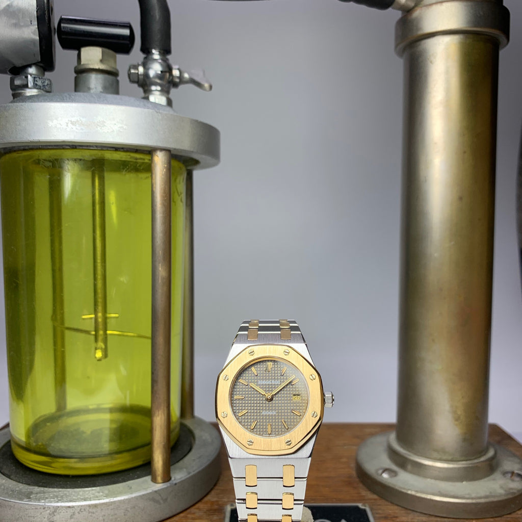 1992 Audemars Piguet Ladies Royal Oak Steel and Yellow Gold