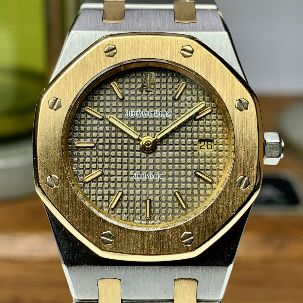 1992 Audemars Piguet Ladies Royal Oak Steel and Yellow Gold