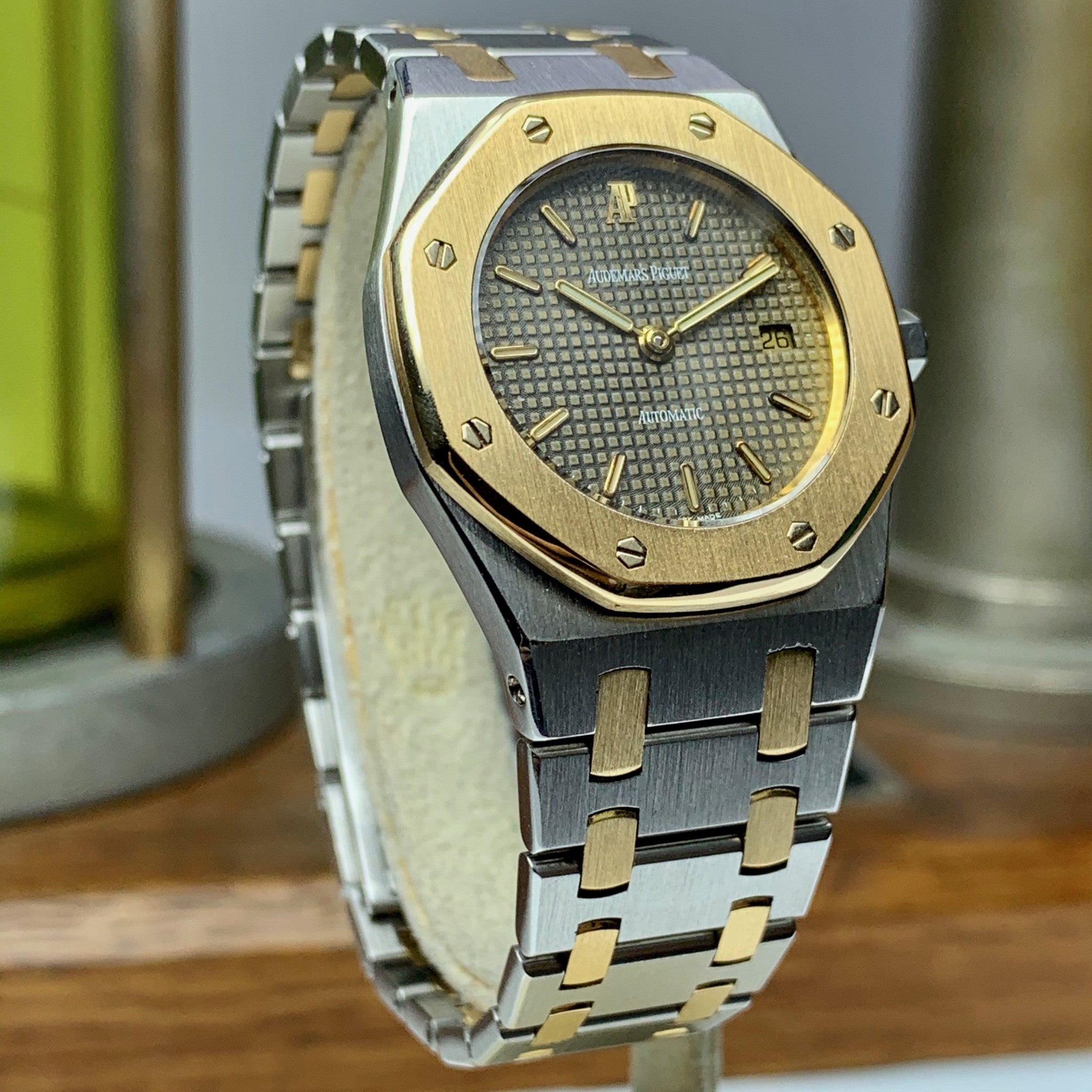 1992 Audemars Piguet Ladies Royal Oak Steel and Yellow Gold