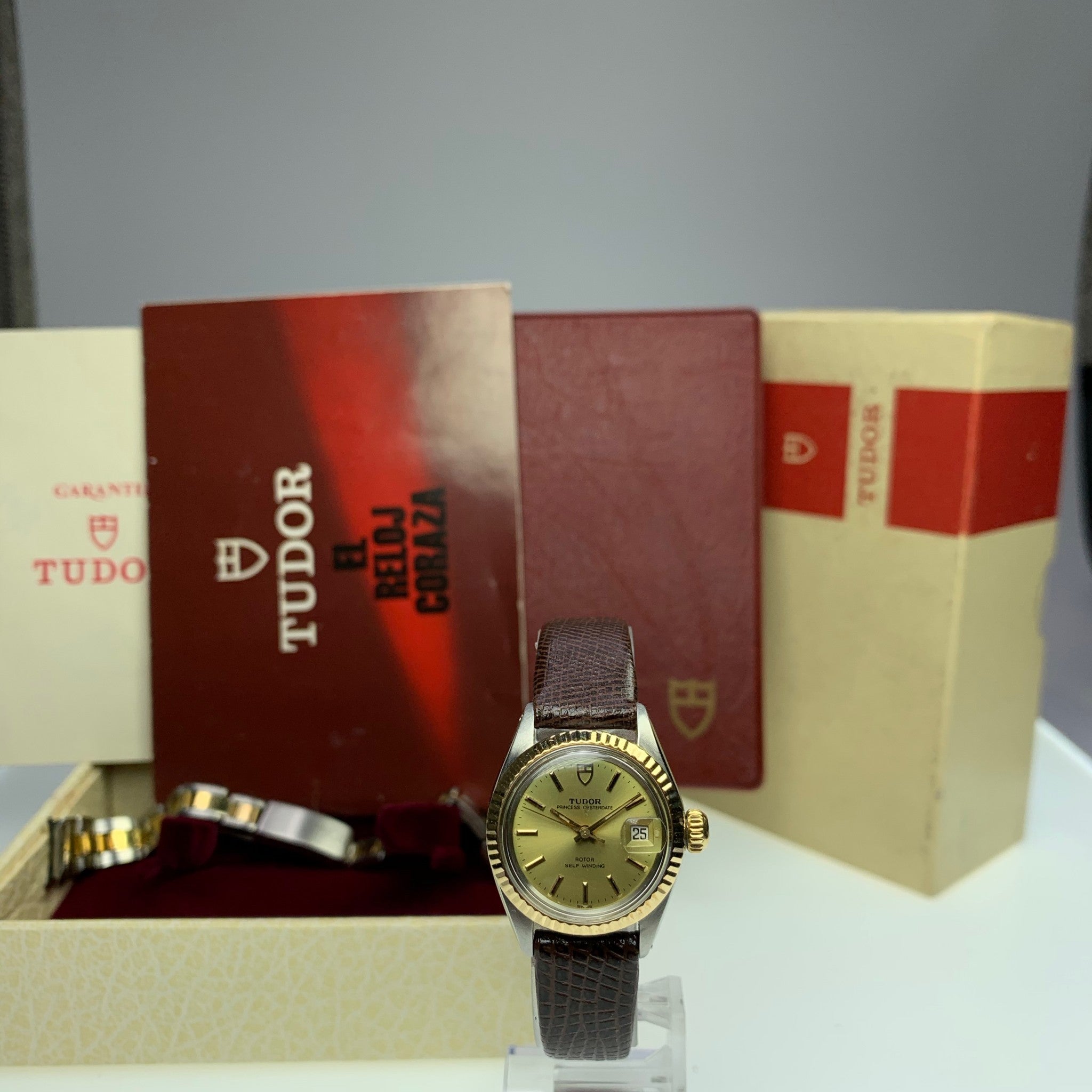 1982 Tudor 16503 Ladies Two Tone 26mm Full Set Box and Papers