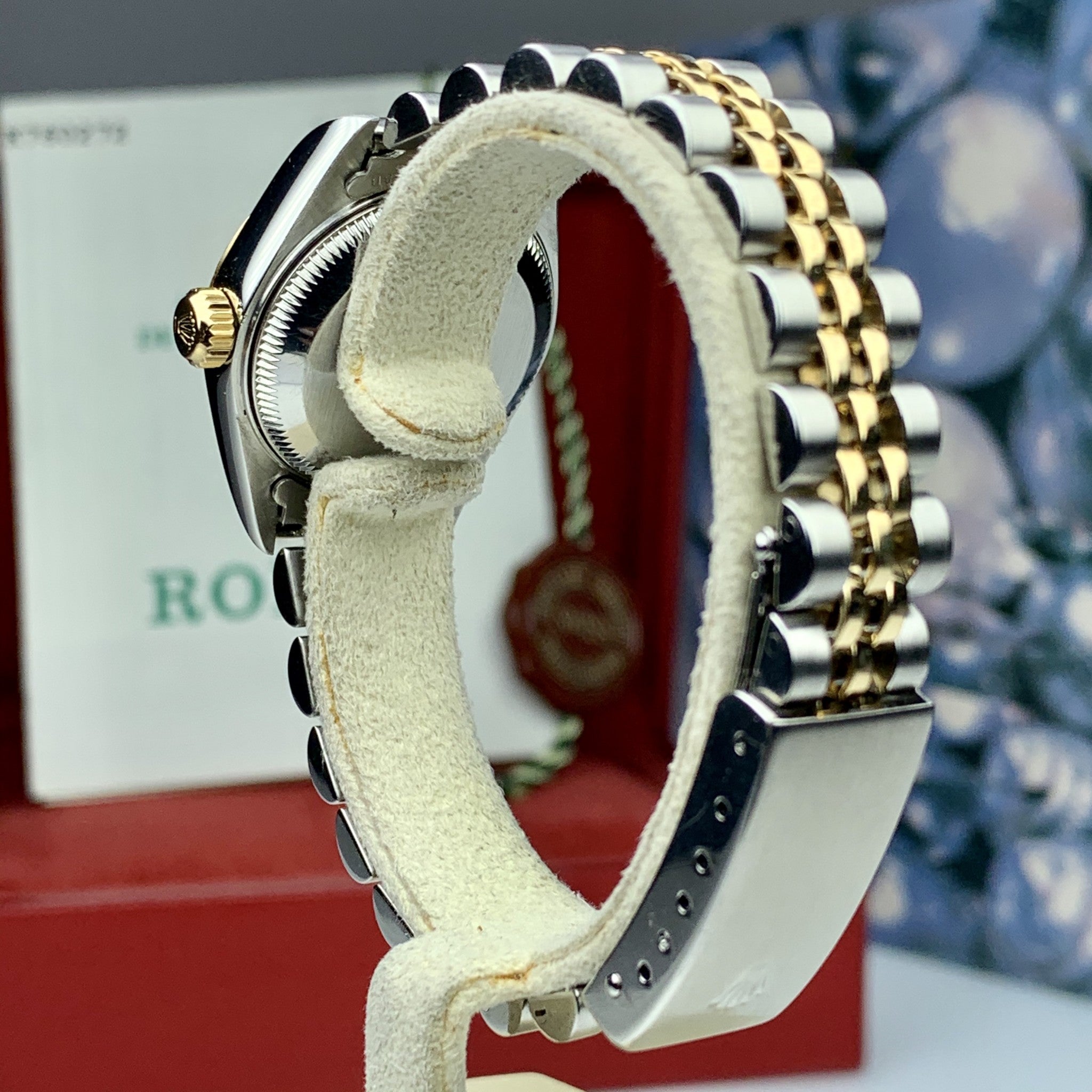 2002 Rolex Ladies DateJust Watch 18K Two Tone SS 79173 Full Set