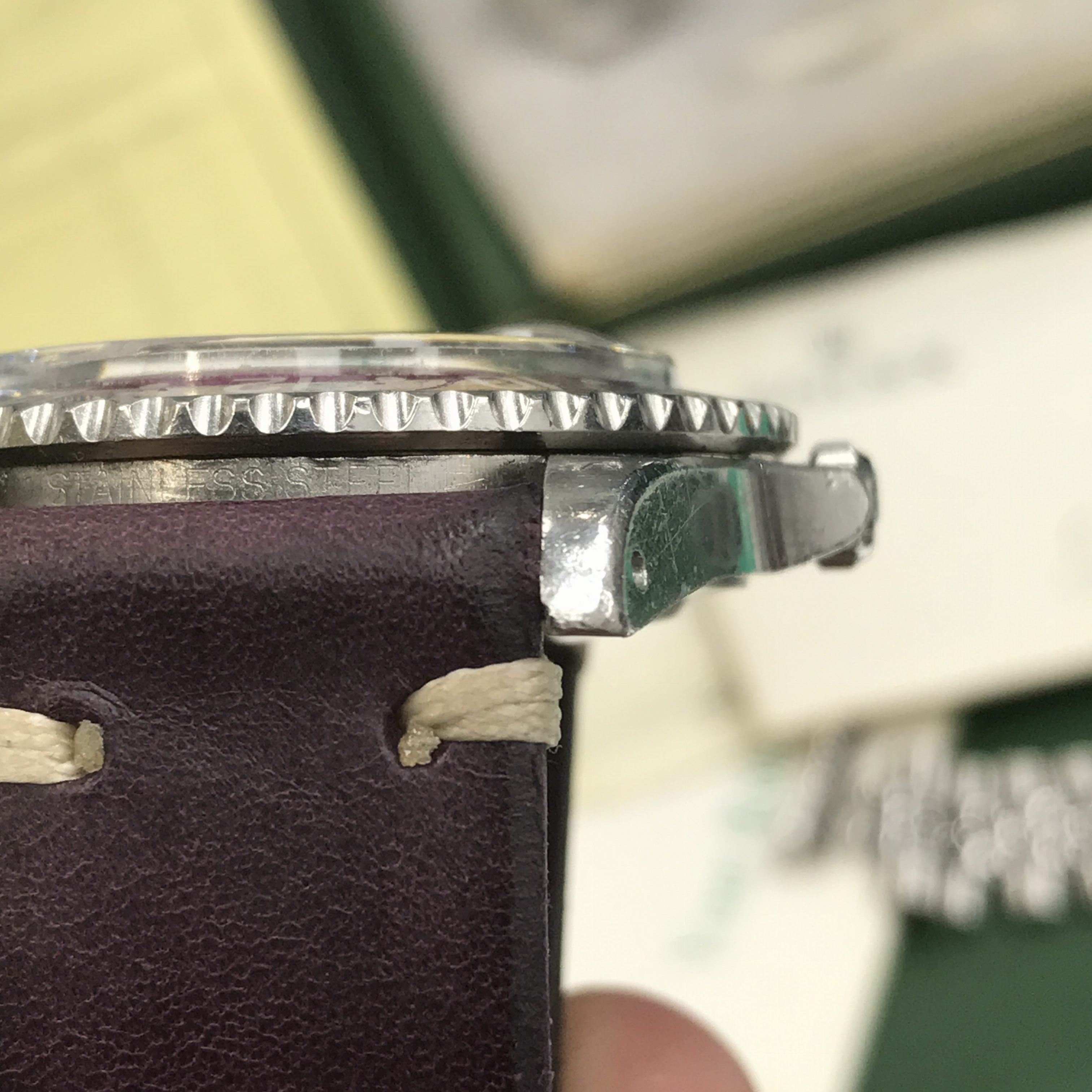 Rolex GMT 1675 Full Set Fuchsia unpolished Insert 1969’s