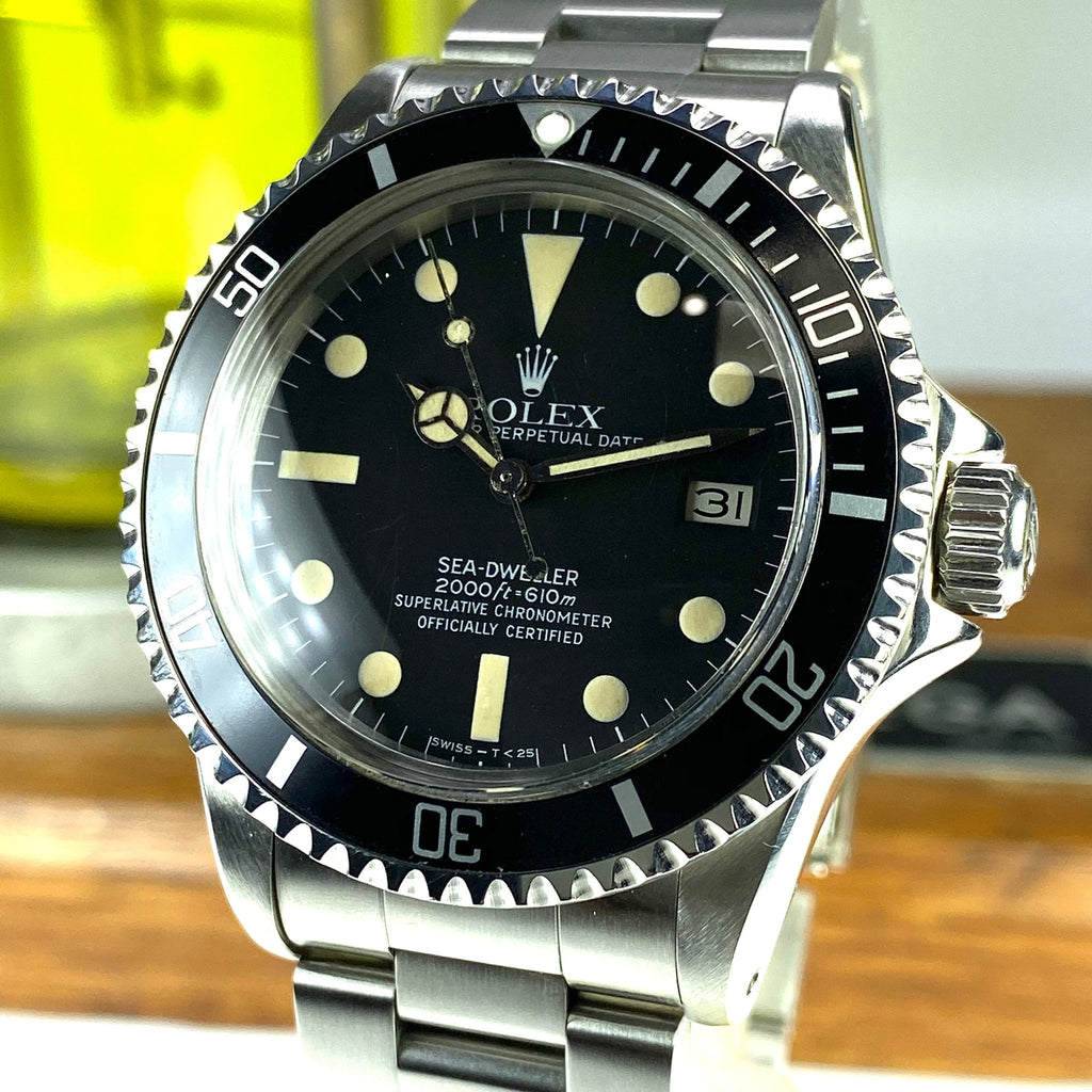 1983 Vintage Rolex Sea-Dweller 1665 Last Generation Creamy Patina