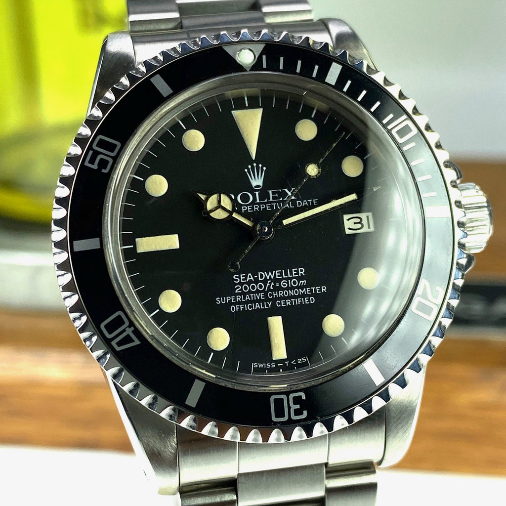 1983 Vintage Rolex Sea-Dweller 1665 Last Generation Creamy Patina