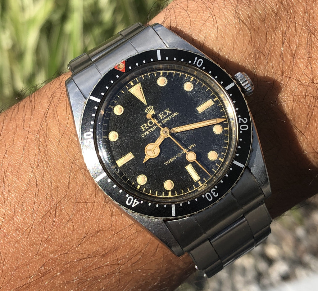 1954 Vintage Rolex TURN-O-GRAPH 6202 Pre-Submariner Unpolished & Unserviced Time Capsule  Example