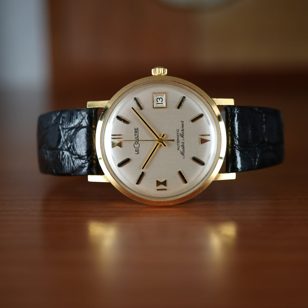 1960’s LeCoultre Master Mariner Ref. 3051-883 Automatic Date 18K Yellow Gold Unpolished
