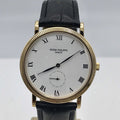 Men's 18k Yellow Gold Patek Philippe Calatrava 3919 Manual Wind Minty Condition