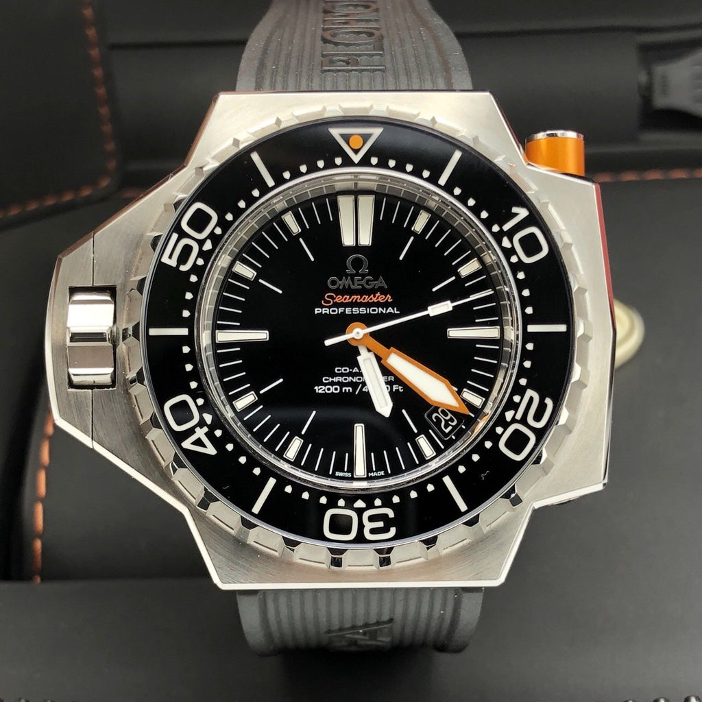 Omega Seamster PLOPROF 1200M Co Axial Professional Diver Rubber band