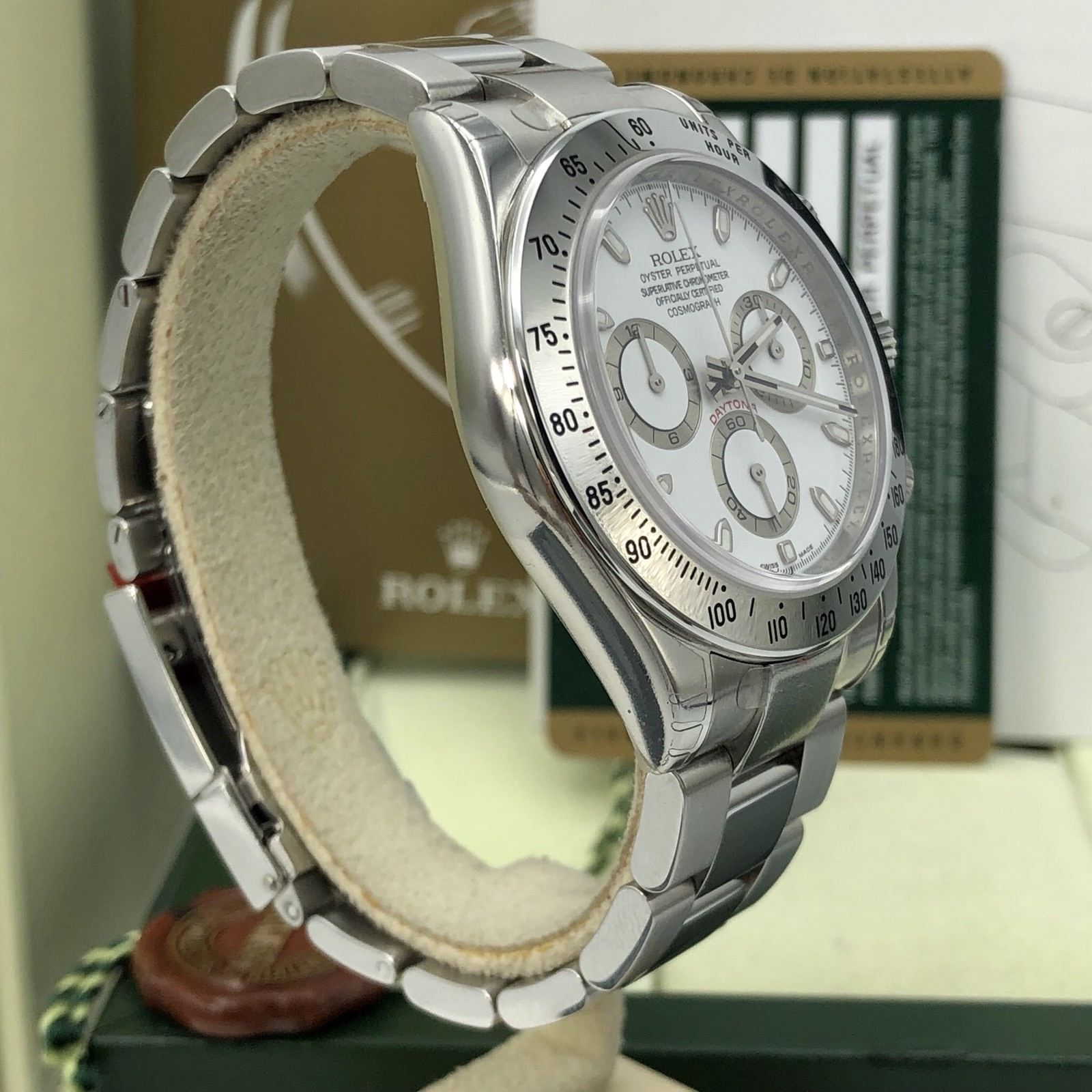 NOS Rolex Daytona 116520 White Z serial FULL SET Box & Card Unworn
