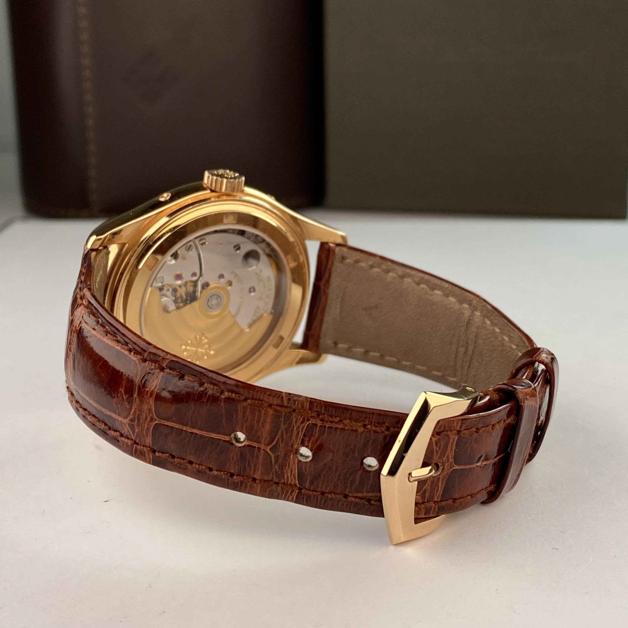 Patek Philippe Annual Calendar 5035R Black Dial 18k Rose Gold