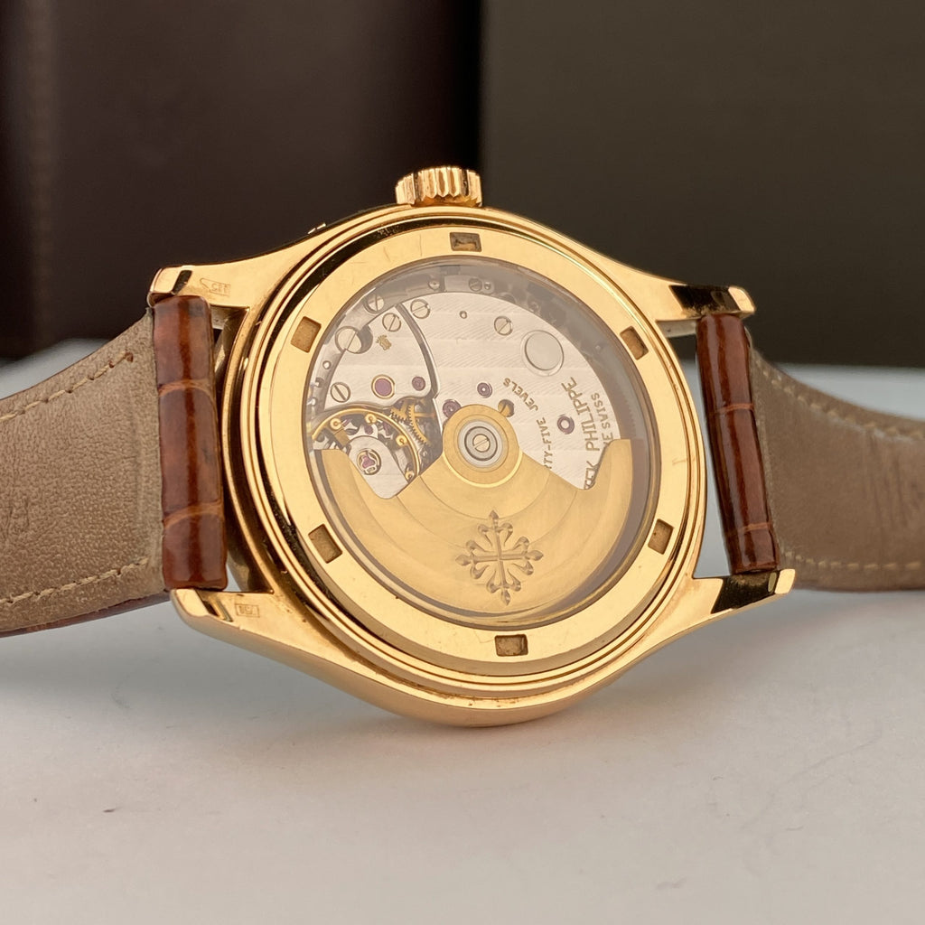 Patek Philippe Annual Calendar 5035R Black Dial 18k Rose Gold