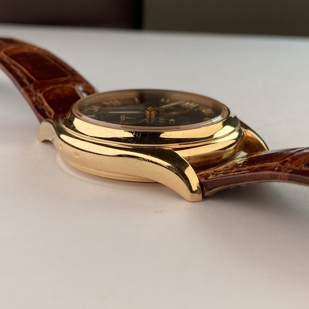 Patek Philippe Annual Calendar 5035R Black Dial 18k Rose Gold