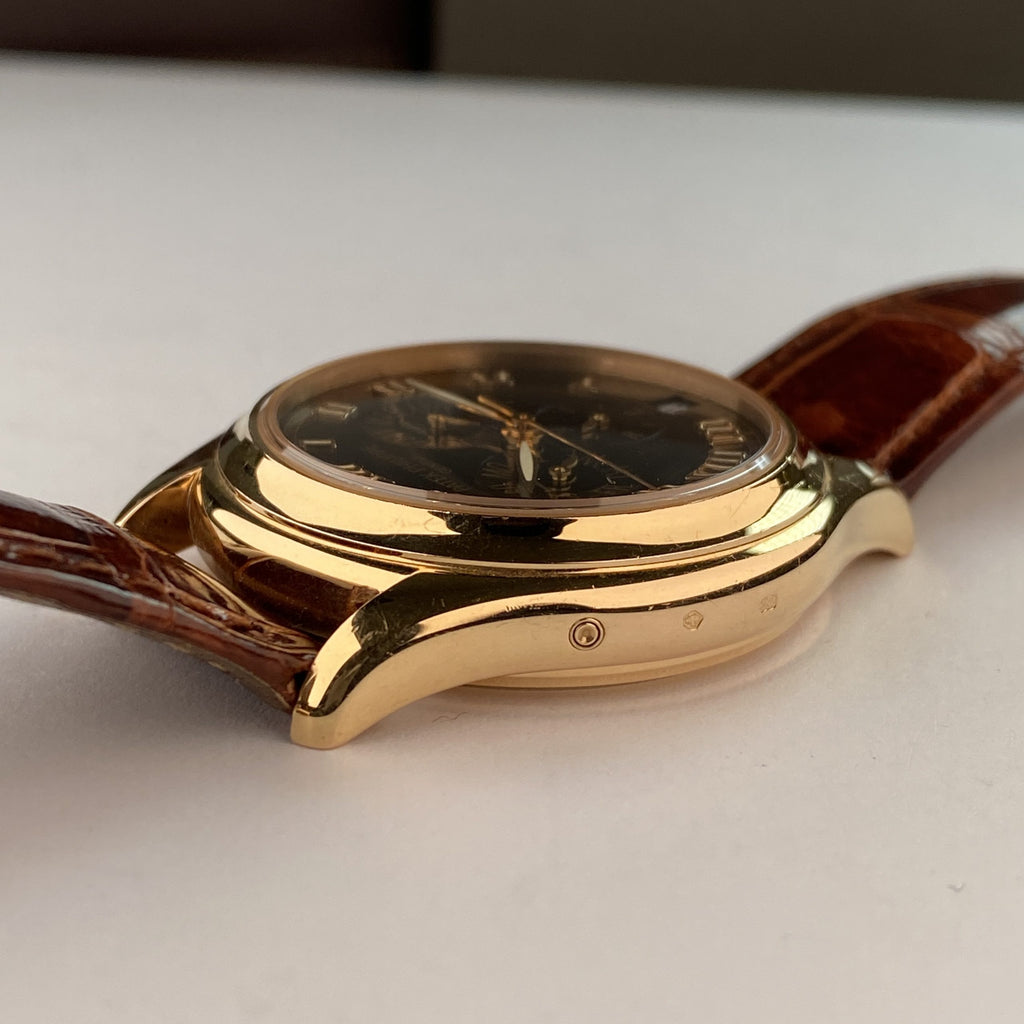 Patek Philippe Annual Calendar 5035R Black Dial 18k Rose Gold