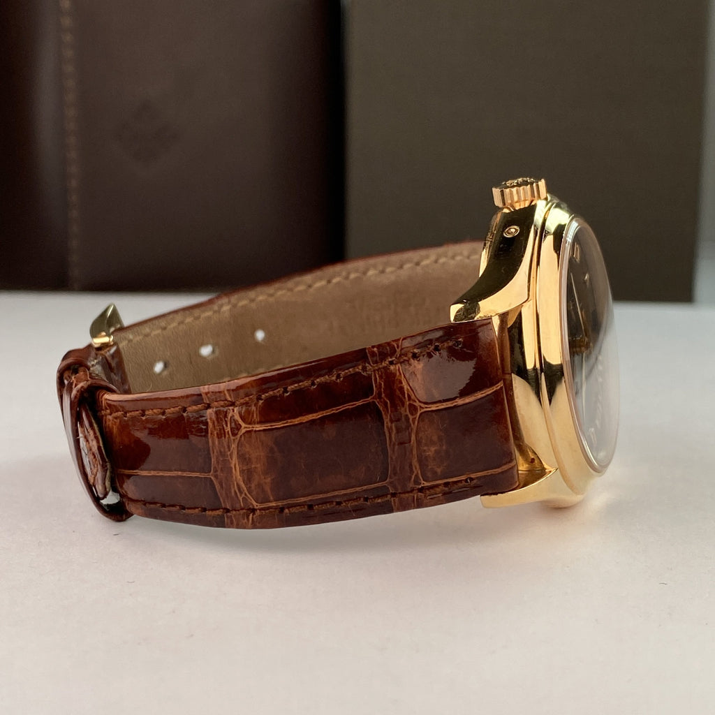 Patek Philippe Annual Calendar 5035R Black Dial 18k Rose Gold