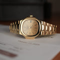 Patek Philippe Nautilus 4700 Ladies 18k Yellow Gold Champaign Dial