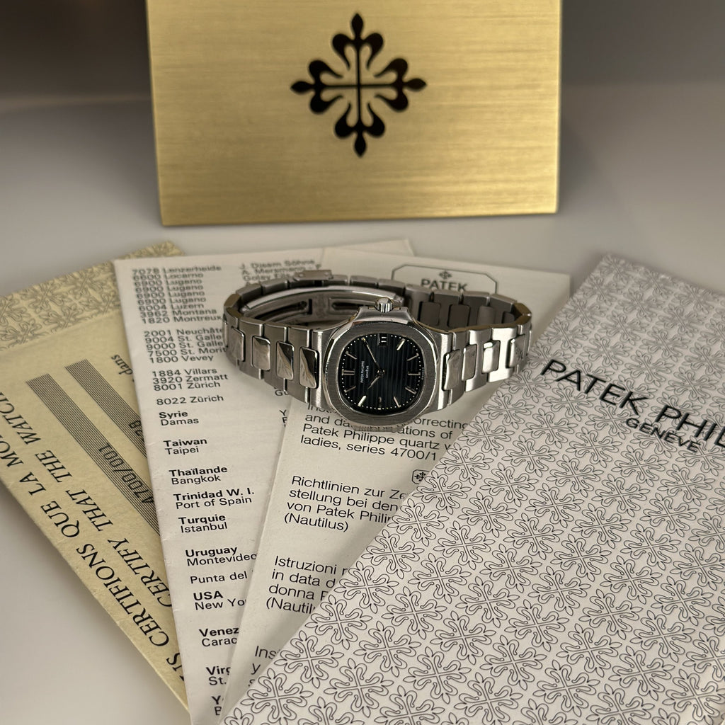Patek Philippe Nautilus 4700/1 Stainless Steel Ladies with Box and papers