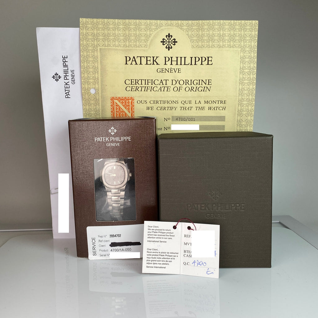 Patek Philippe Nautilus 4700/1 Stainless Steel Ladies w Box and papers Serviced by Patek 2022