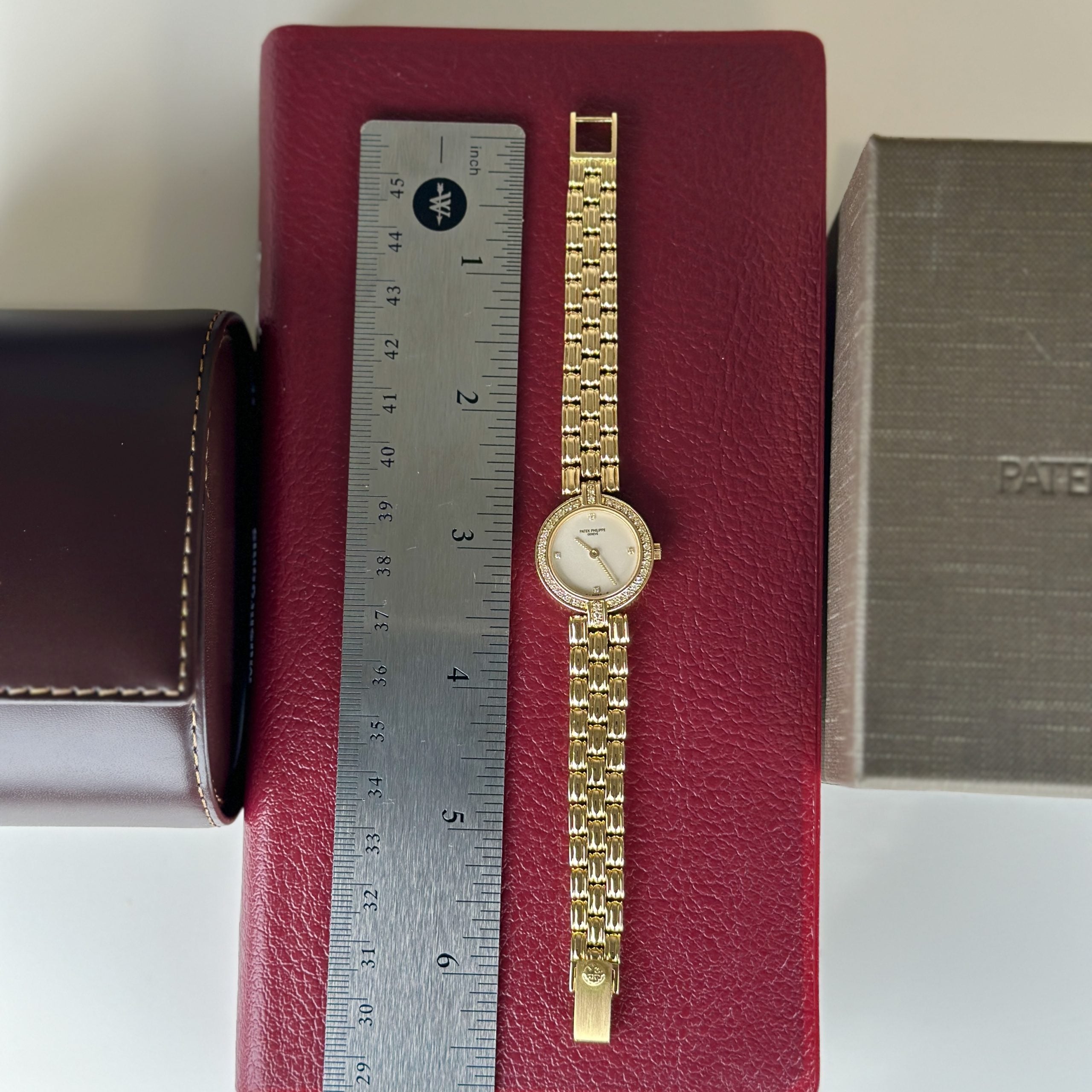 Patek Philippe Ref 4728 Ellipse Ladies Cocktail Watch 18k Gold with Factory Diamond
