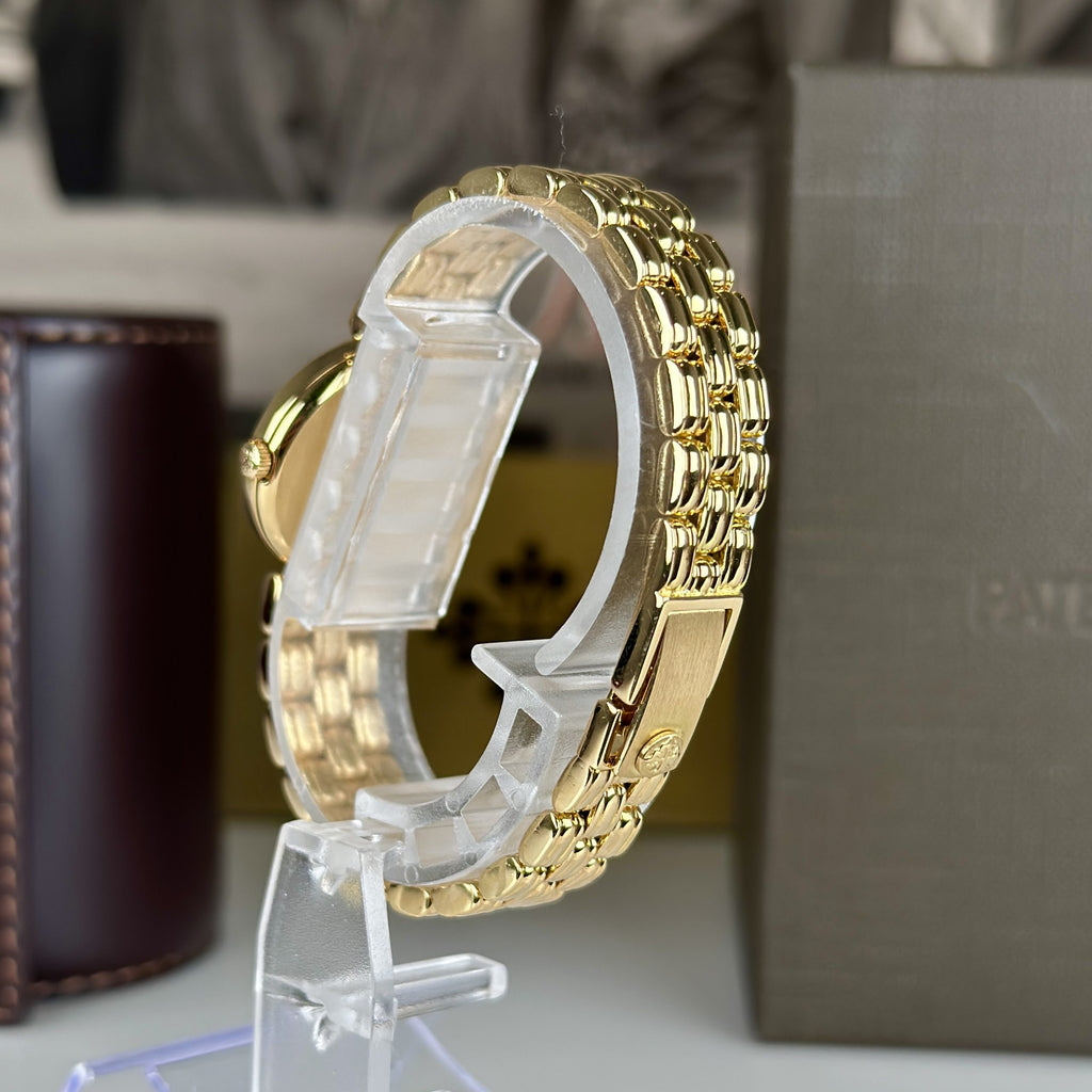 Patek Philippe Ref 4728 Ellipse Ladies Cocktail Watch 18k Gold with Factory Diamond