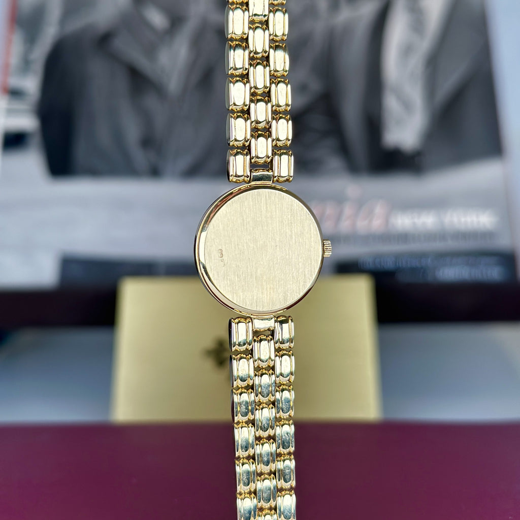 Patek Philippe Ref 4728 Ellipse Ladies Cocktail Watch 18k Gold with Factory Diamond