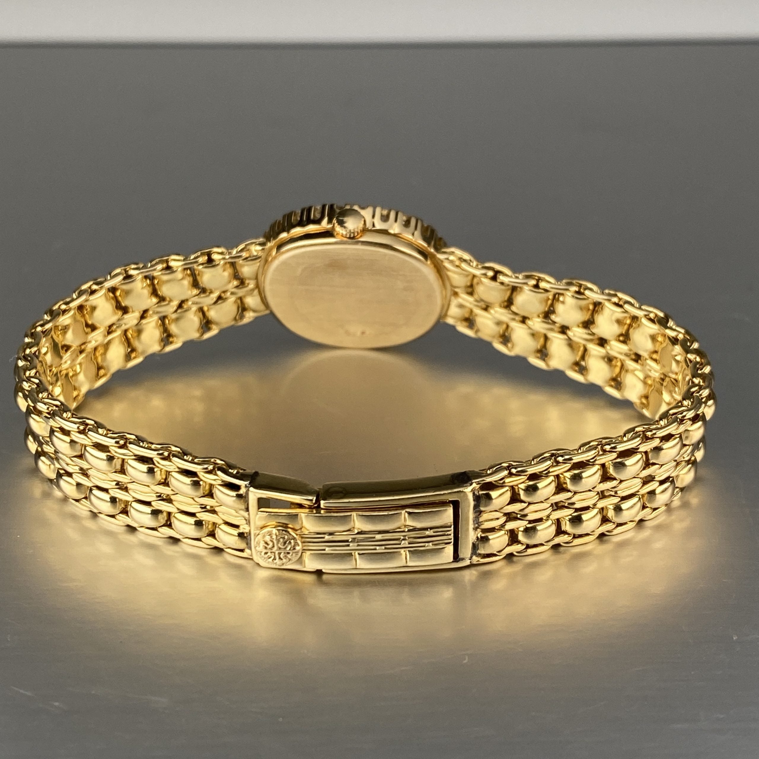 Patek Philippe Ref 4772 Ellipse Ladies Cocktail Watch 18k Gold with Factory Diamond