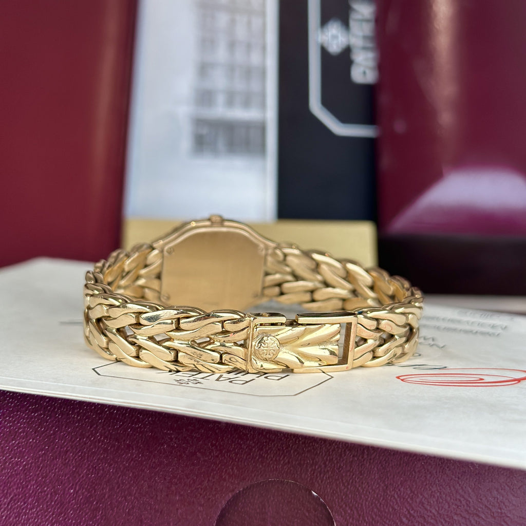 Patek Philippe Ref 4815 La Flamme Ladies Cocktail Watch 18k Gold Factory Diamond with Box and Papers