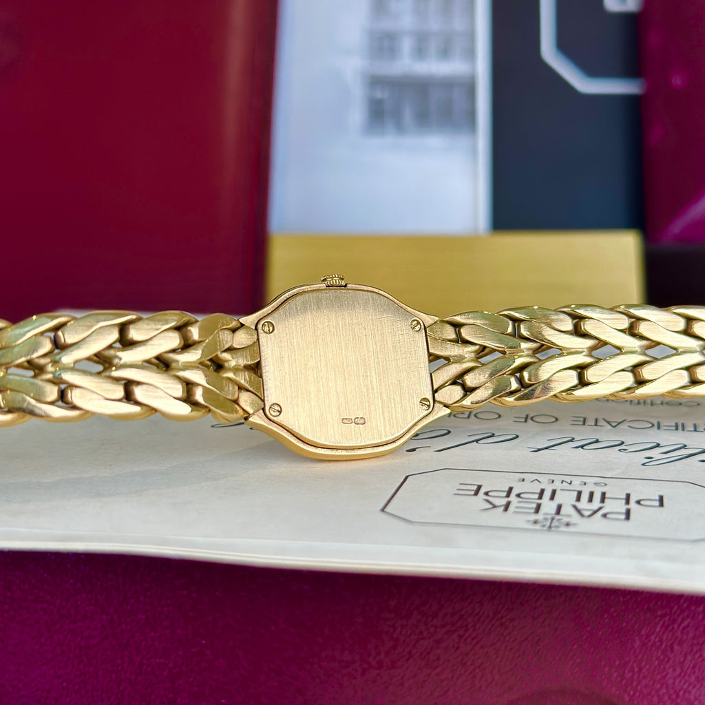 Patek Philippe Ref 4815 La Flamme Ladies Cocktail Watch 18k Gold Factory Diamond with Box and Papers