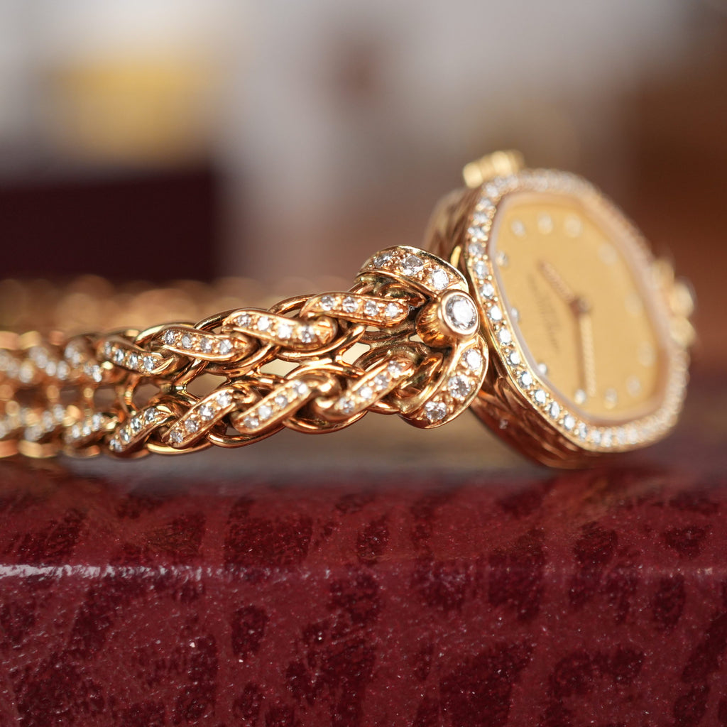 Patek Philippe Ref. 4581/1  Ladies Boutique Exclusive Full Factory Diamond 18K Gold