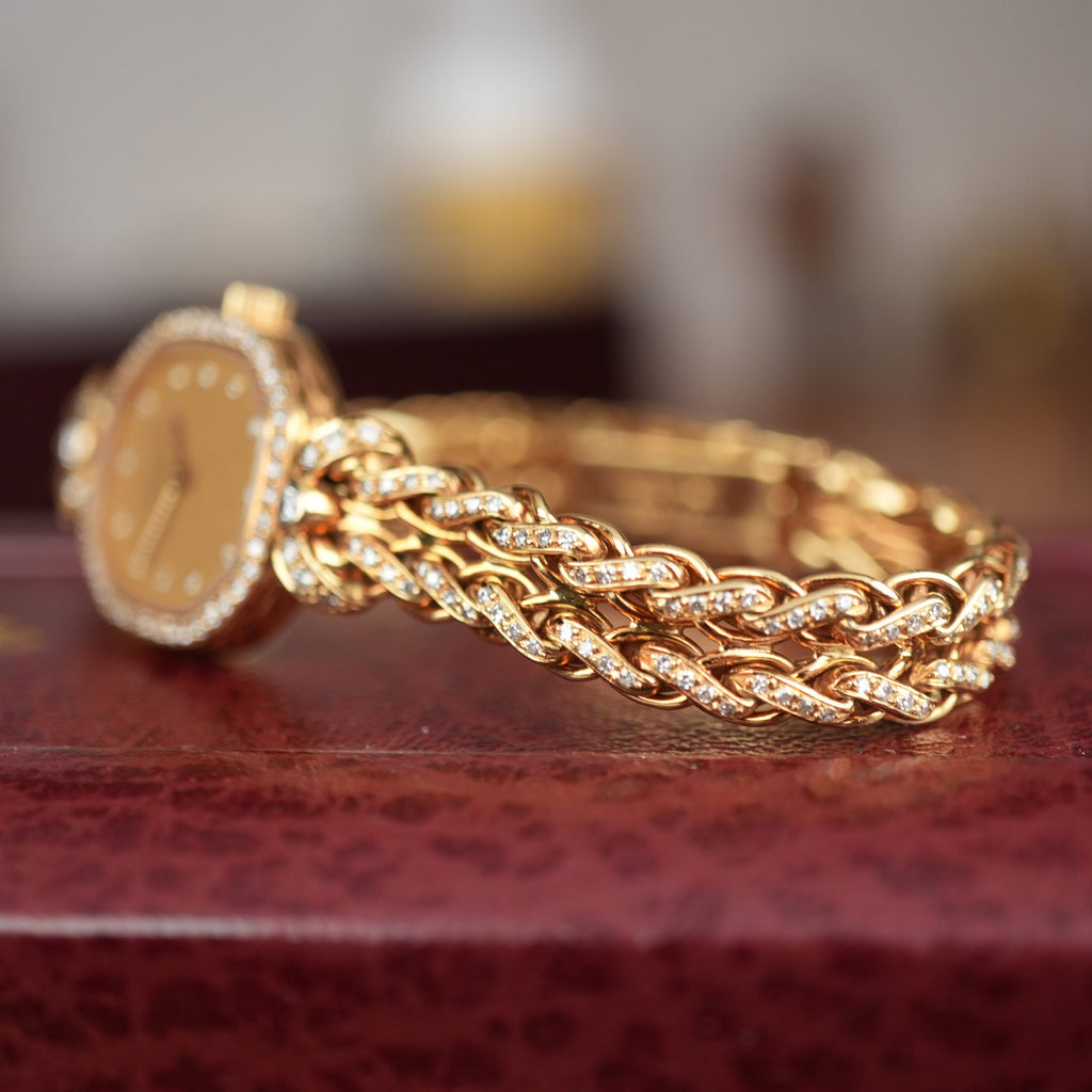 Patek Philippe Ref. 4581/1  Ladies Boutique Exclusive Full Factory Diamond 18K Gold