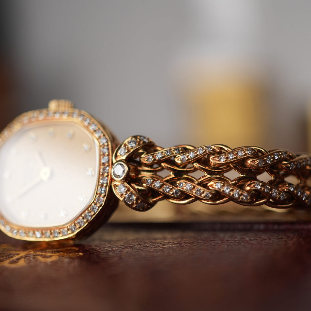 Patek Philippe Ref. 4581/1  Ladies Boutique Exclusive Full Factory Diamond 18K Gold