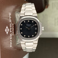 Rare Platinum Patek Philippe Nautilus 4700/1P Ladies with Factory Diamond Dial