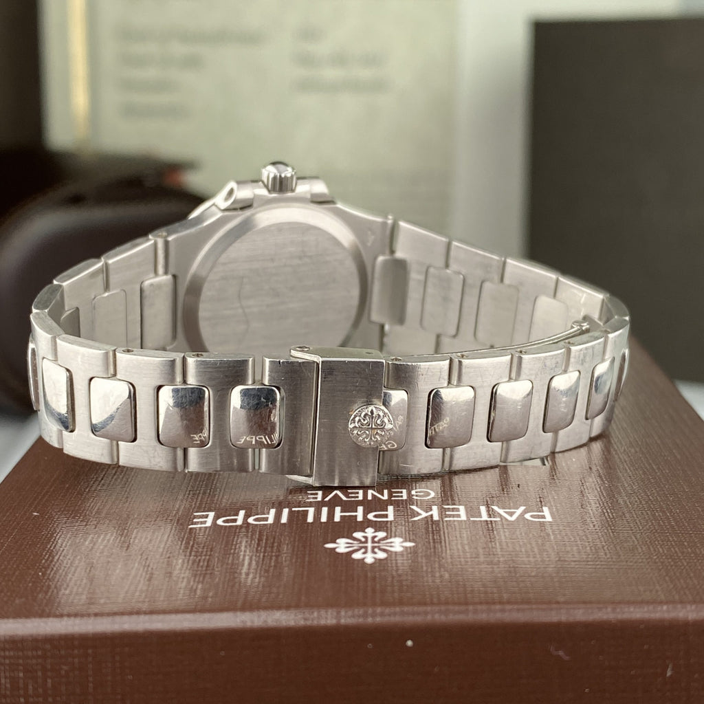 Rare Platinum Patek Philippe Nautilus 4700/1P Ladies with Factory Diamond Dial