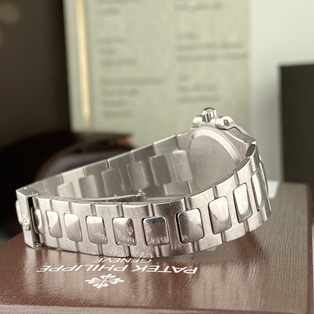 Rare Platinum Patek Philippe Nautilus 4700/1P Ladies with Factory Diamond Dial