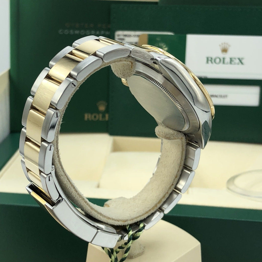 2015 Rolex 116523 Daytona 2 Tone Gold 18k Steel Black Dial box and card