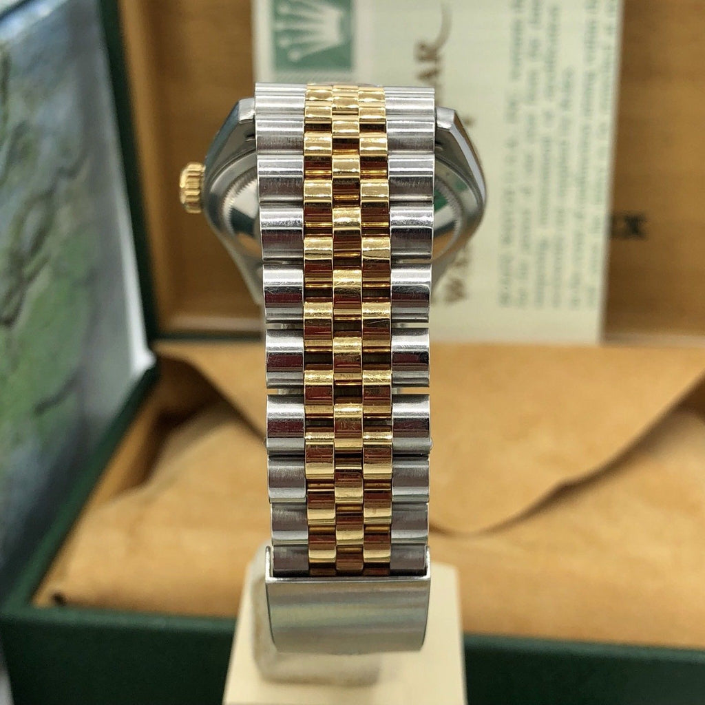 1998 Rolex 16233 DateJust FACTORY Onyx Diamond Dial Full set box & Papers