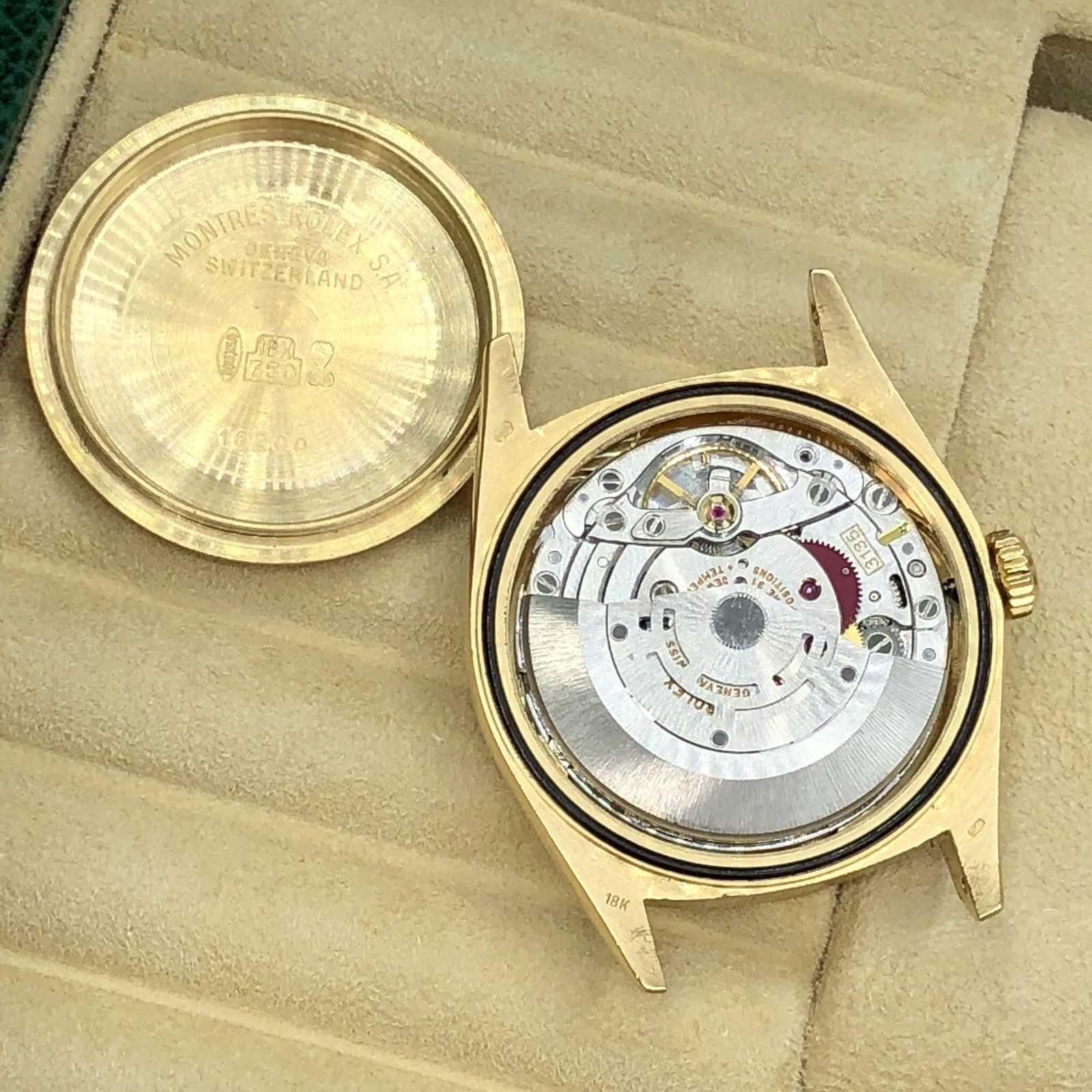 2001 Rolex 16238 Datejust Solid 18k gold rare Factory Purple Diamond Full Set