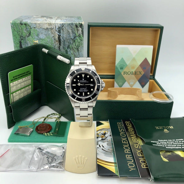 Rolex 16600 Sea Dweller Unpolished Extra Full Set Box & Papers 2004
