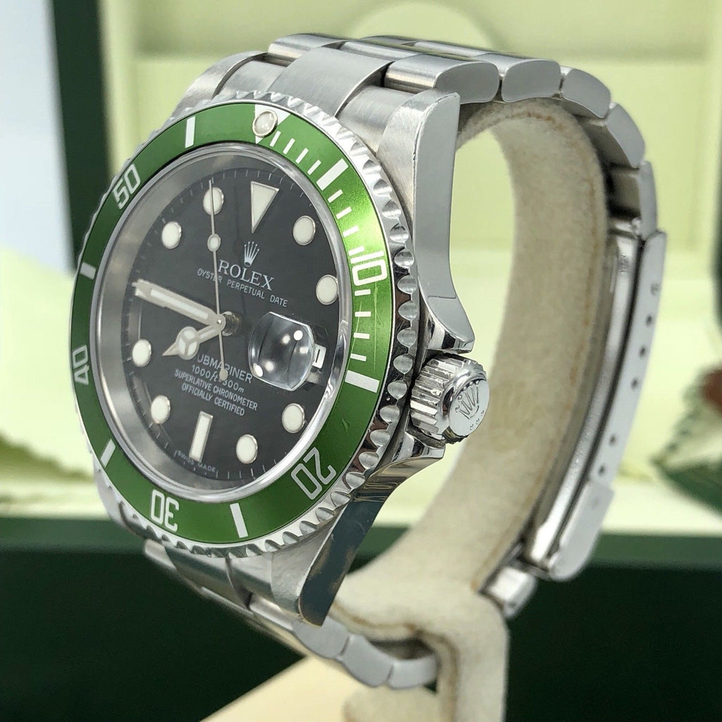 Rolex 16610LV Submariner Anniversary Green Kermit 2006 Z Serial