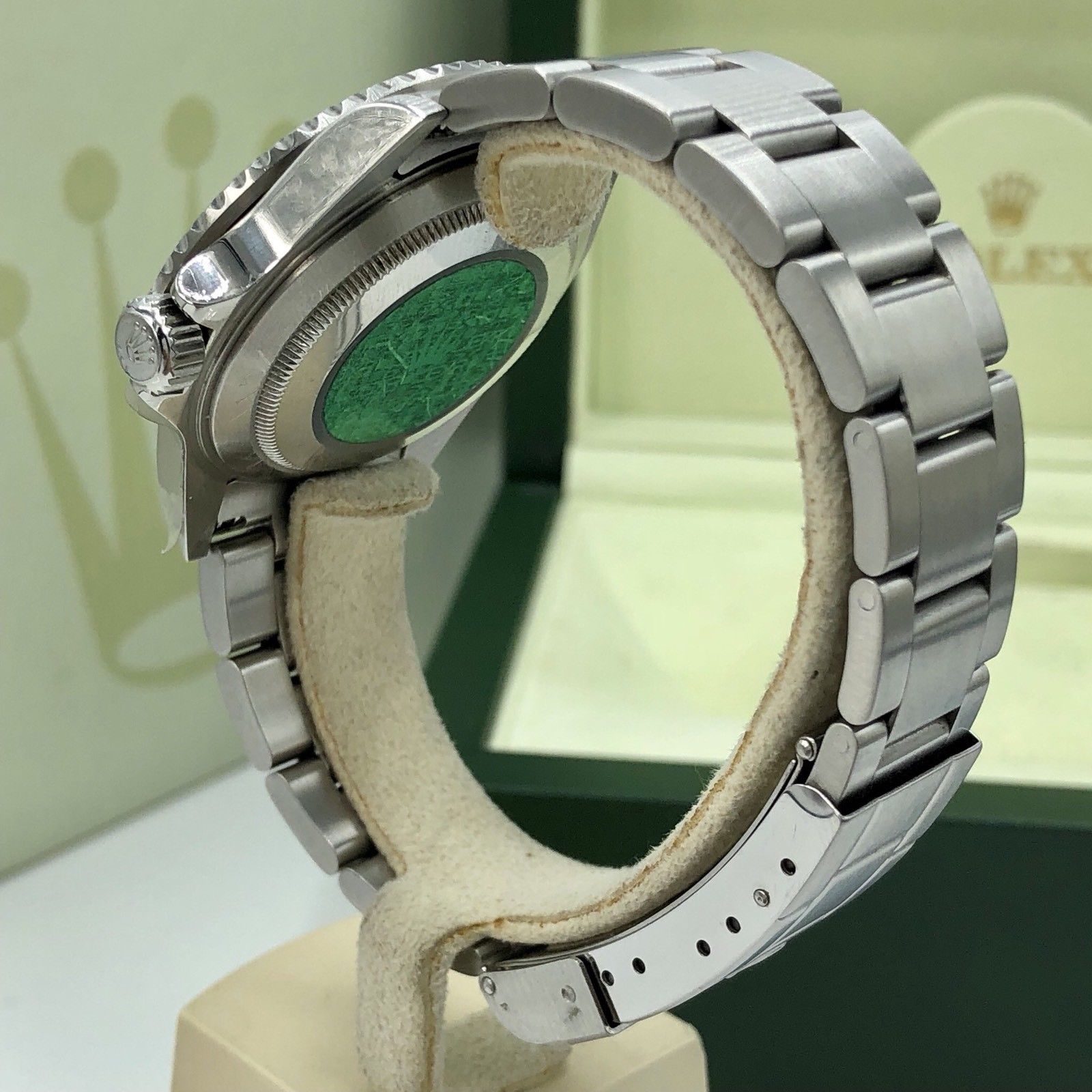 Rolex 16610LV Submariner Anniversary Green Kermit Unpolished 2007 Z Serial
