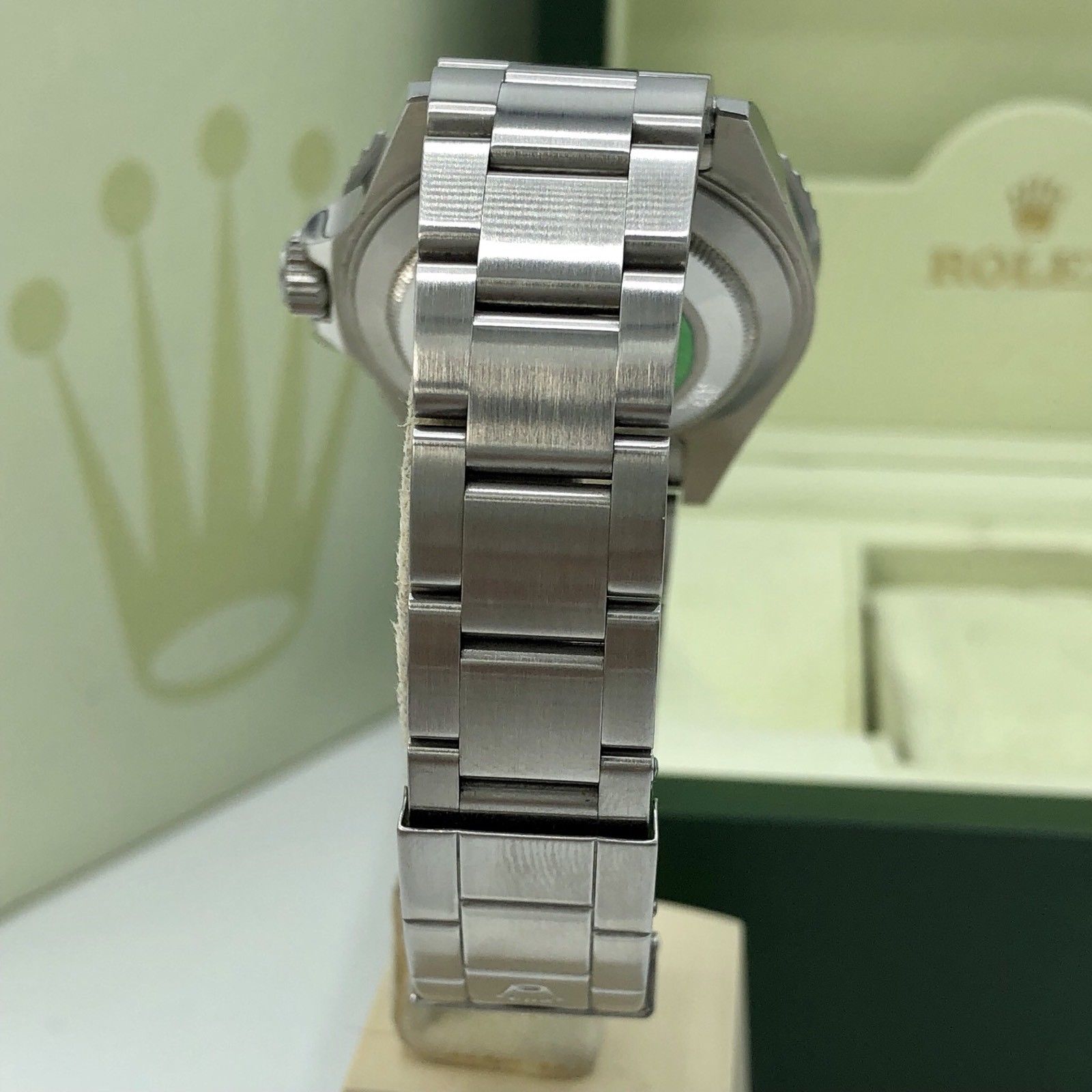 Rolex 16610LV Submariner Anniversary Green Kermit Unpolished 2007 Z Serial